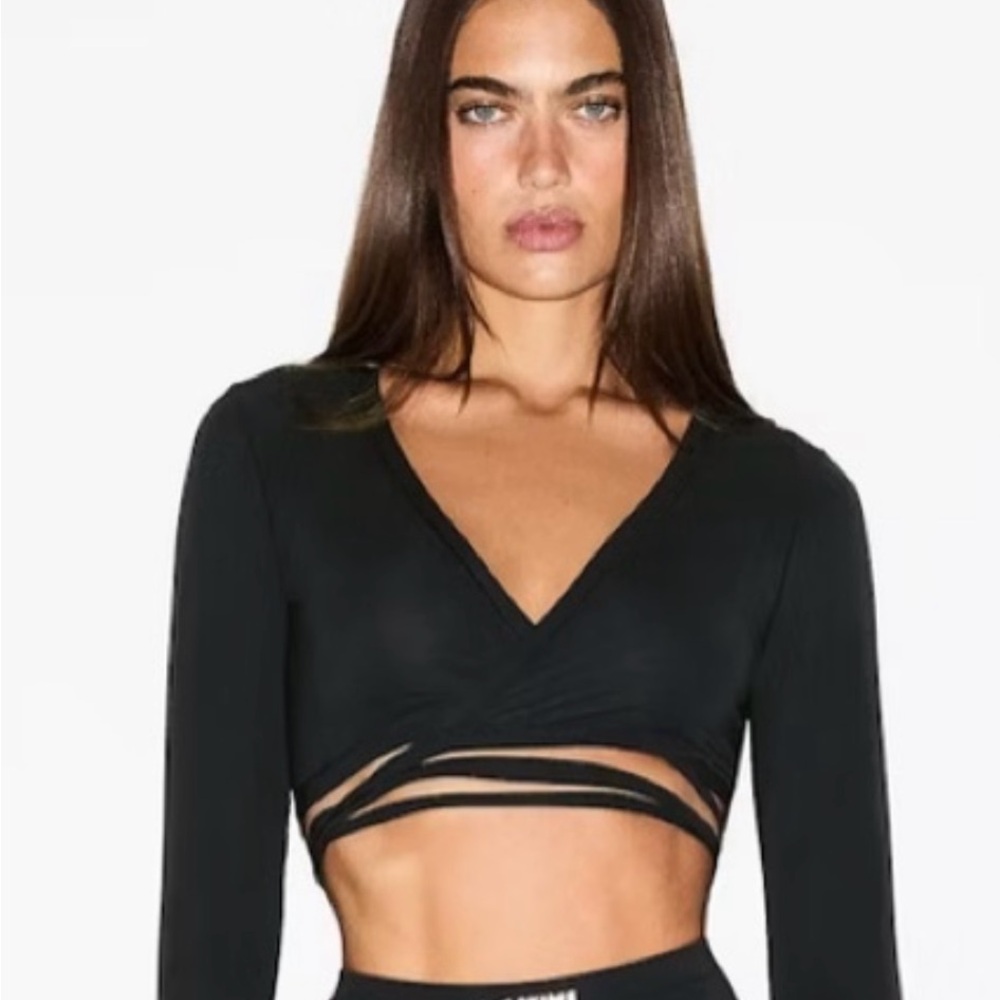 Nike Skims Weightless Layers Wrap Top (sold out online)